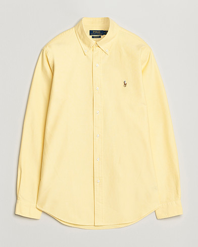 Polo Ralph Lauren Custom Fit Oxford Shirt Yellow – Yellow