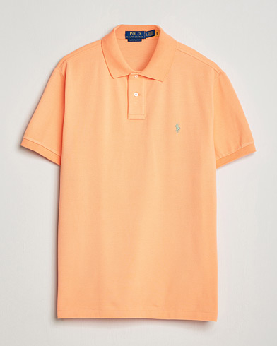 J.Lindeberg Lowell Faded Slim Fit Polo Russet Orange at CareOfCarl.com