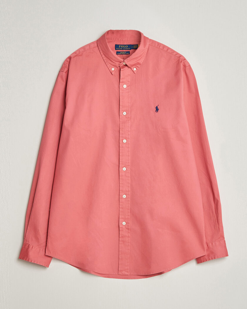 Polo Ralph Lauren Custom Fit Garment Twill Shirt Adirondack Berry - Size: XXL / Mens clothing