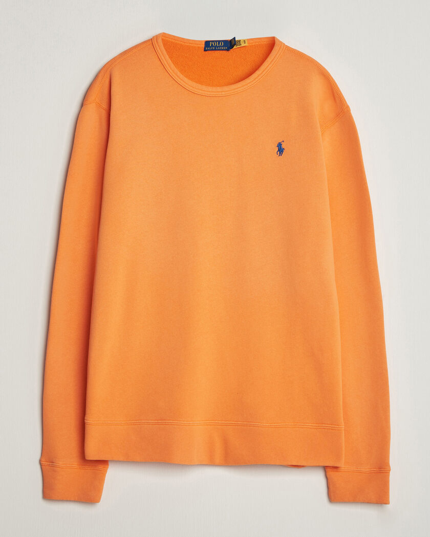 Polo Ralph Lauren Island Terry Sweatshirt Resort Orange – Orange