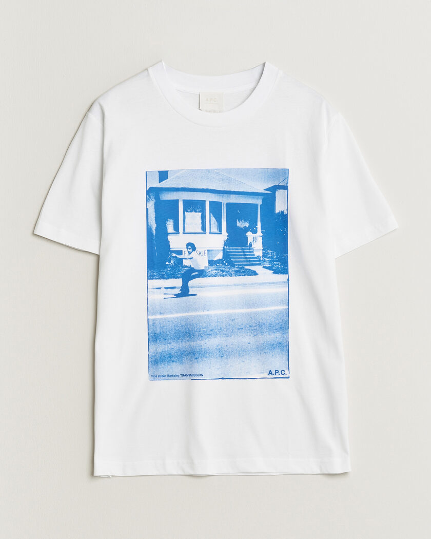 A.P.C. Cali Printed T-Shirt Blue – Blue