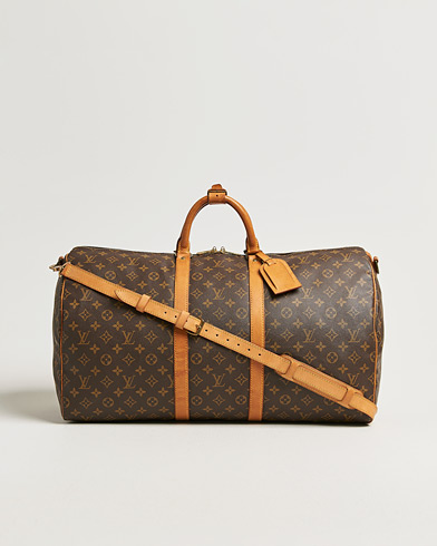 Louis Vuitton Pre-Owned Keepall Bandouliére 55 Monogram – Brown