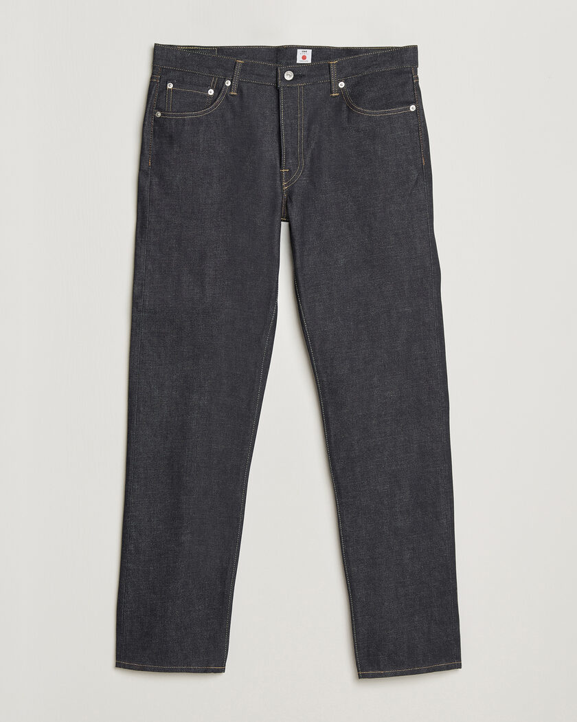 EDWIN Regular Tapered Selvage Jeans Unwashed – Blue