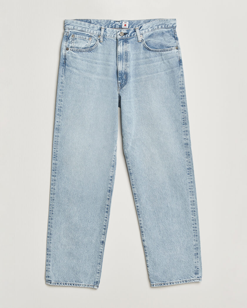 EDWIN Loose Straight Jeans Used Light Blue – Blue