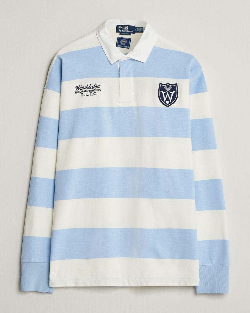 Polo Ralph Lauren Jersey Striped Rugger Yellow/Classic Azure at