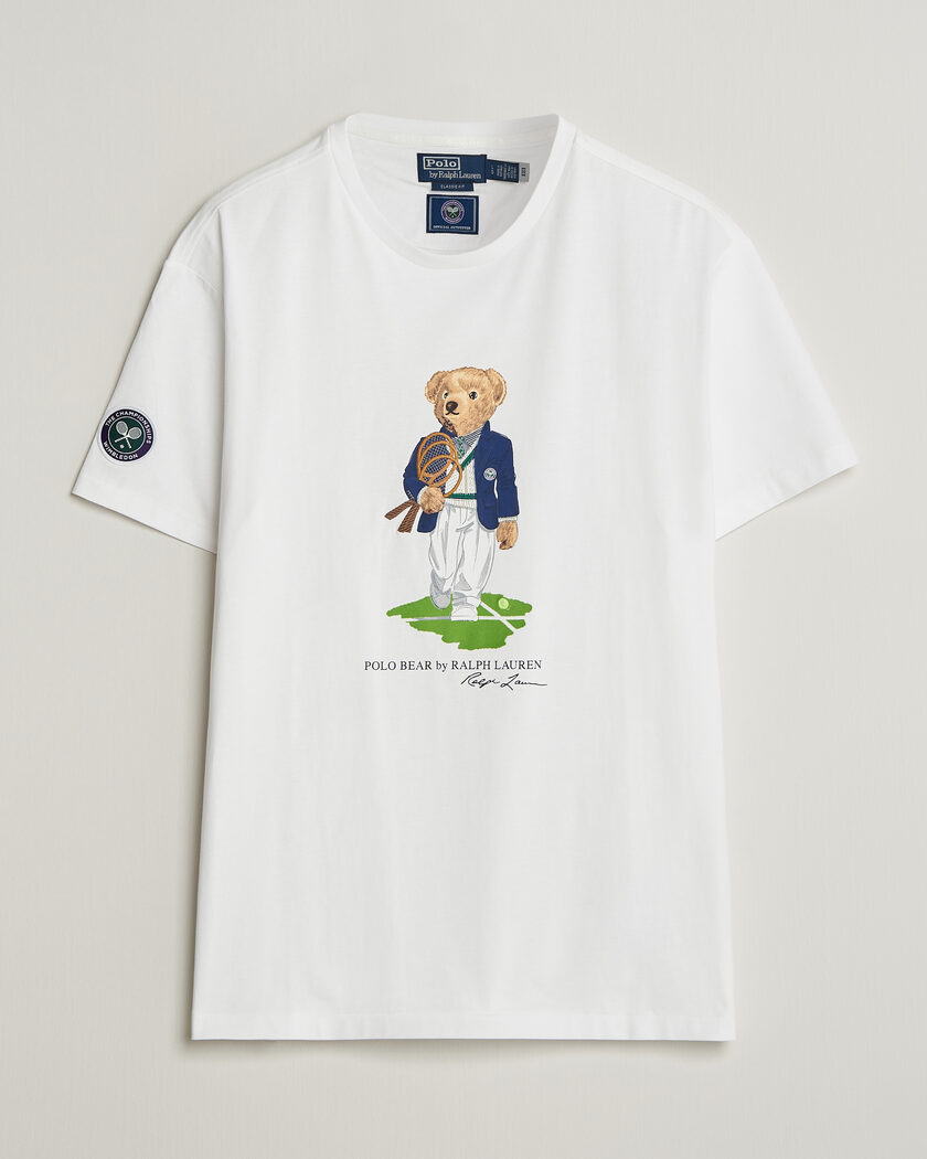 Polo Ralph Lauren Wimbledon Bear Tee White – White