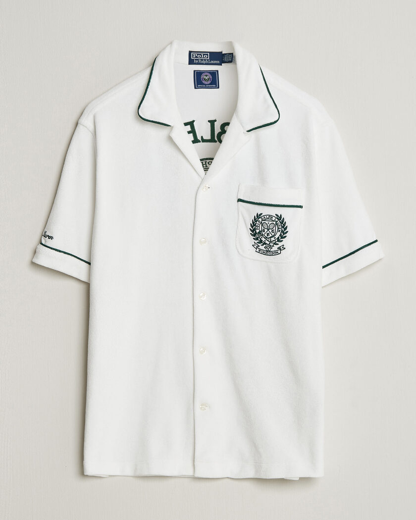 Polo Ralph Lauren Terry Short Sleeve Shirt White – White