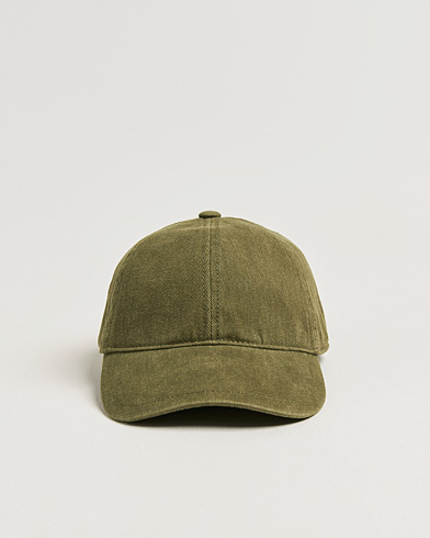 Tiger of Sweden Hent Washed Cap Kalamata Green – Green
