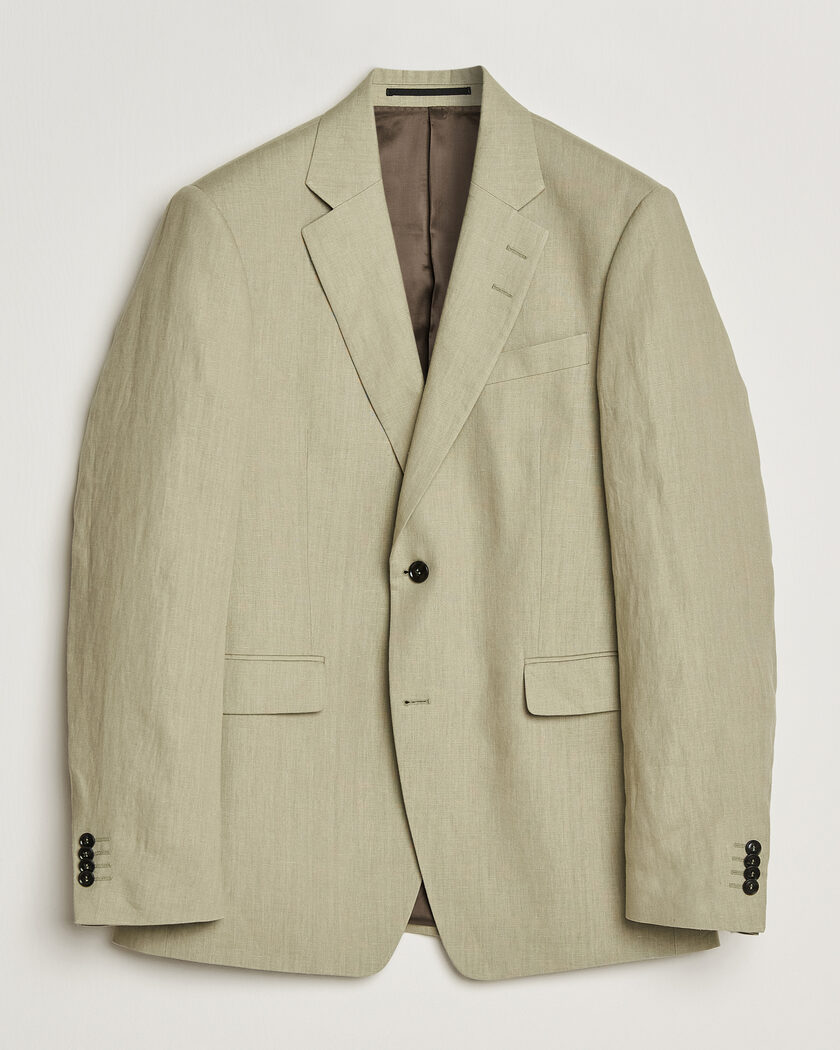 Tiger of Sweden Justin Linen Suit Blazer Mole – Green
