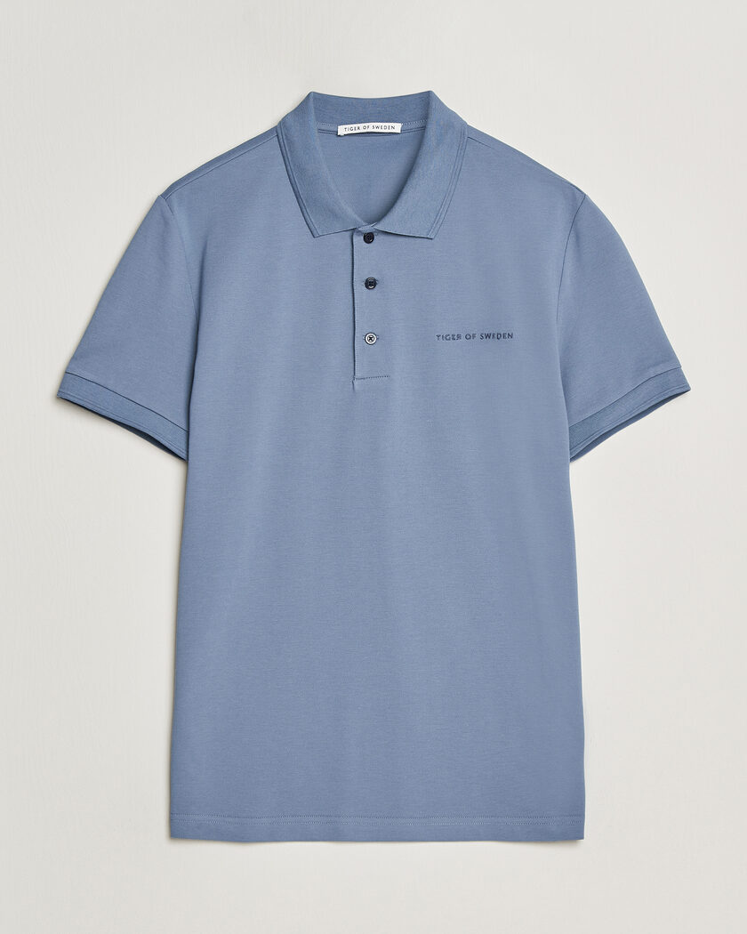 Tiger of Sweden Darios Polo Dull Blue – Blue