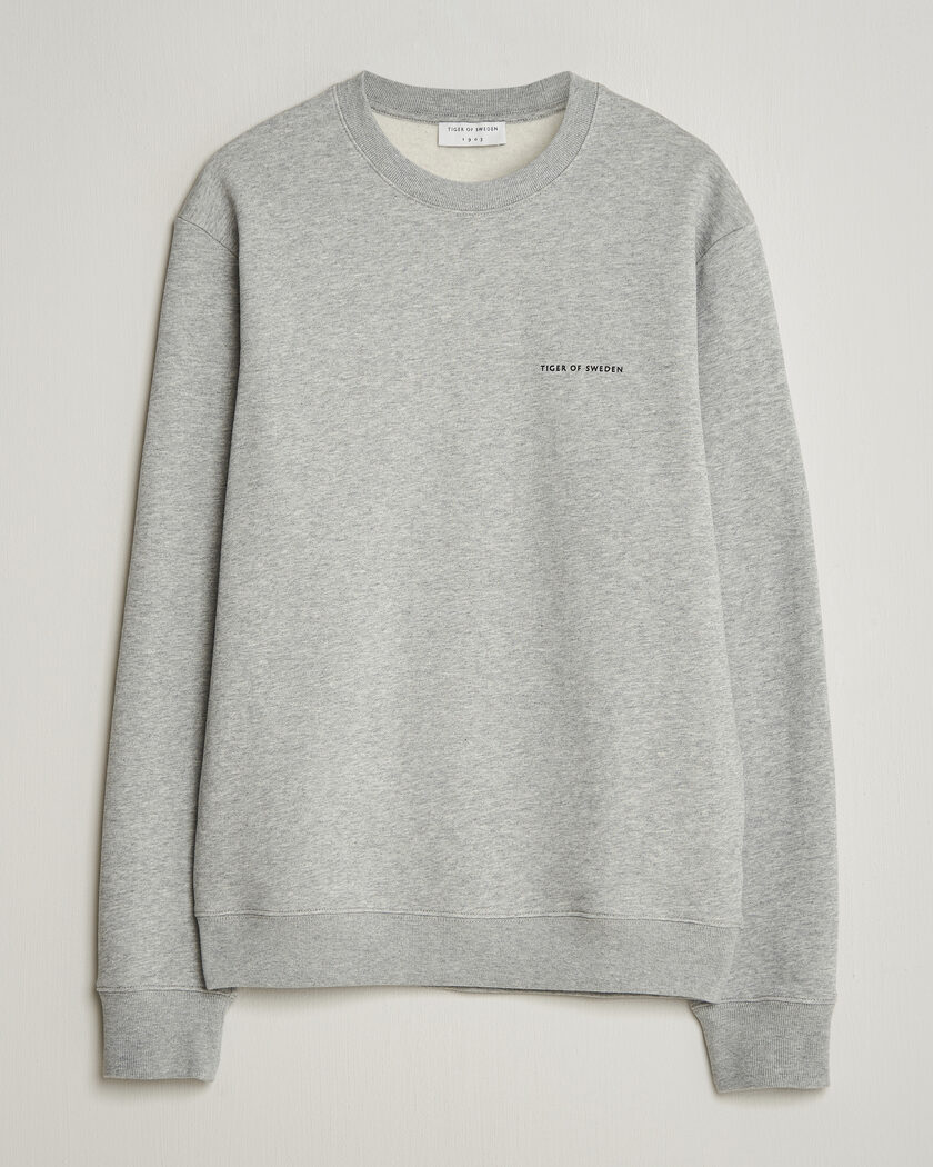 Jil Sander Small Logo Sweatshirt Light Grey Melange at CareOfCarl.com