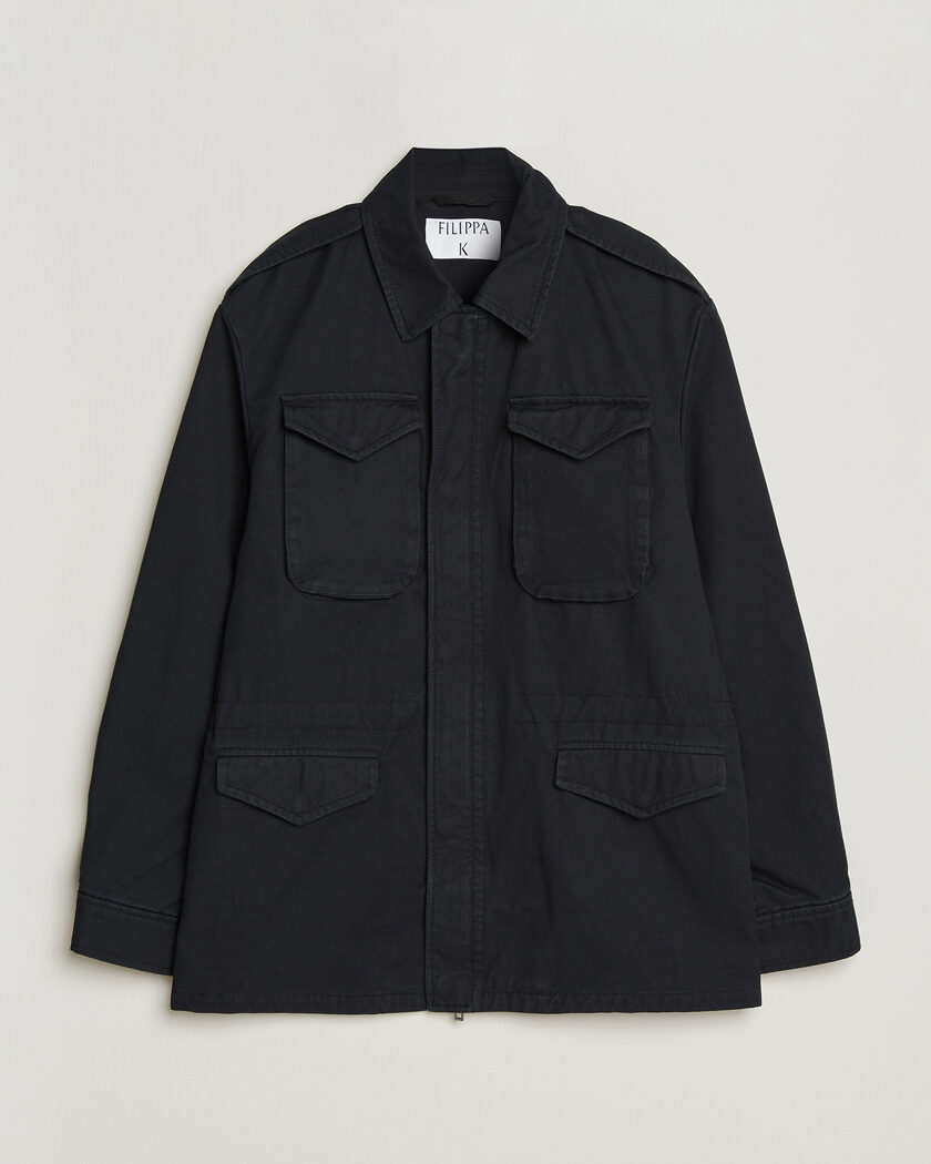 J.Lindeberg Aiden 2L Padded Field Jacket Black at CareOfCarl.com