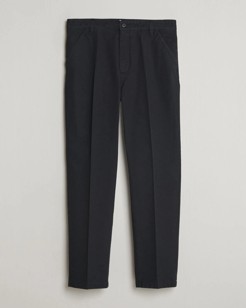 Filippa K Carl Cotton Trousers Black – Black