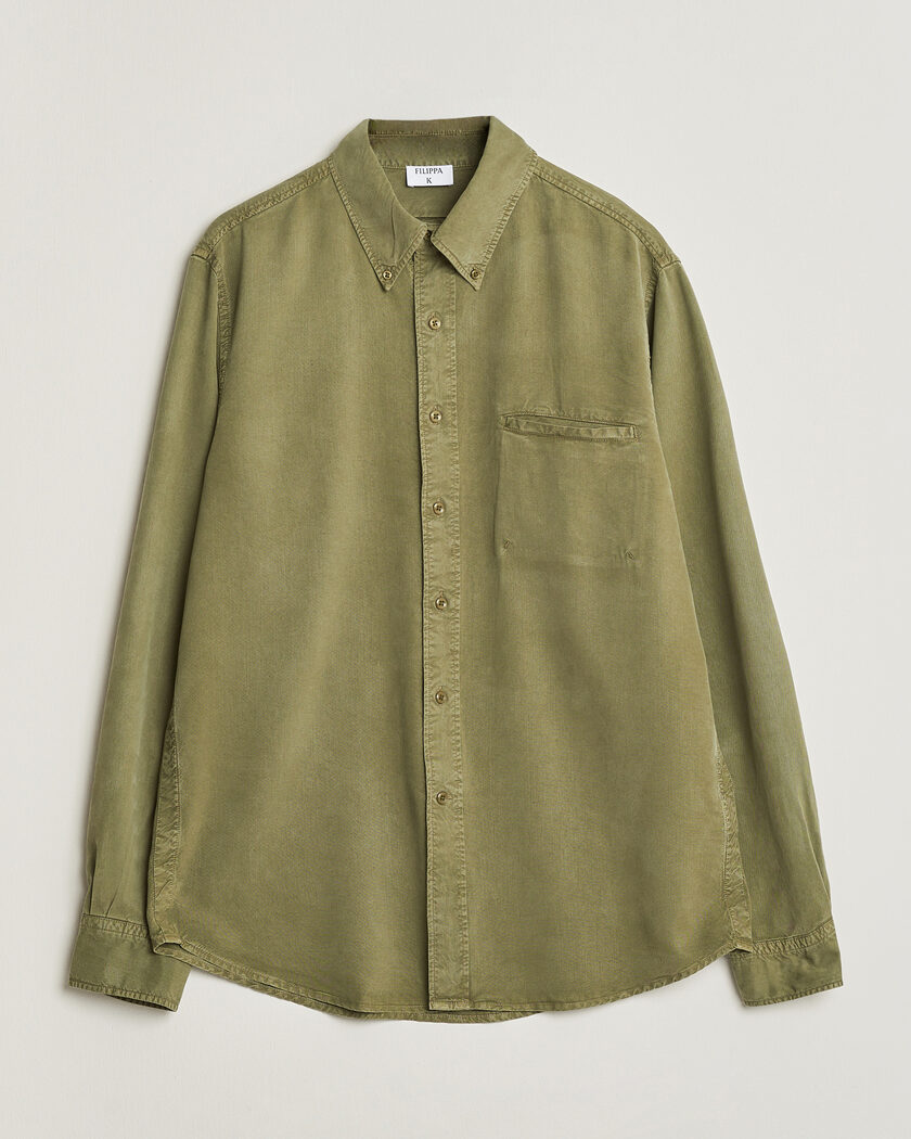 Filippa K Zack Lyocell Shirt Laurel Green – Green