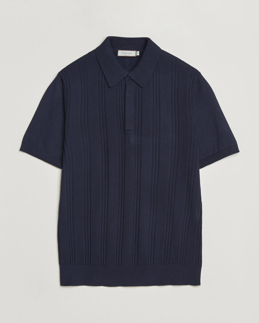 Ralph Lauren Purple Label Mercerized Cotton Polo Chairman Navy at