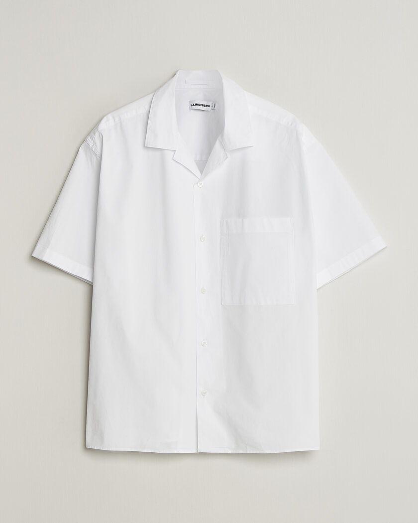 J.Lindeberg Ellis Cotton Resort Shirt White – White