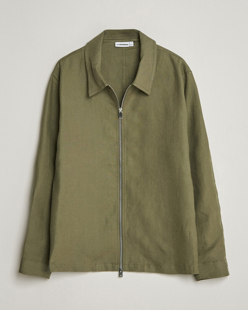 C.P. Company Cotton Rip Stop Overshirt Green at CareOfCarl.com