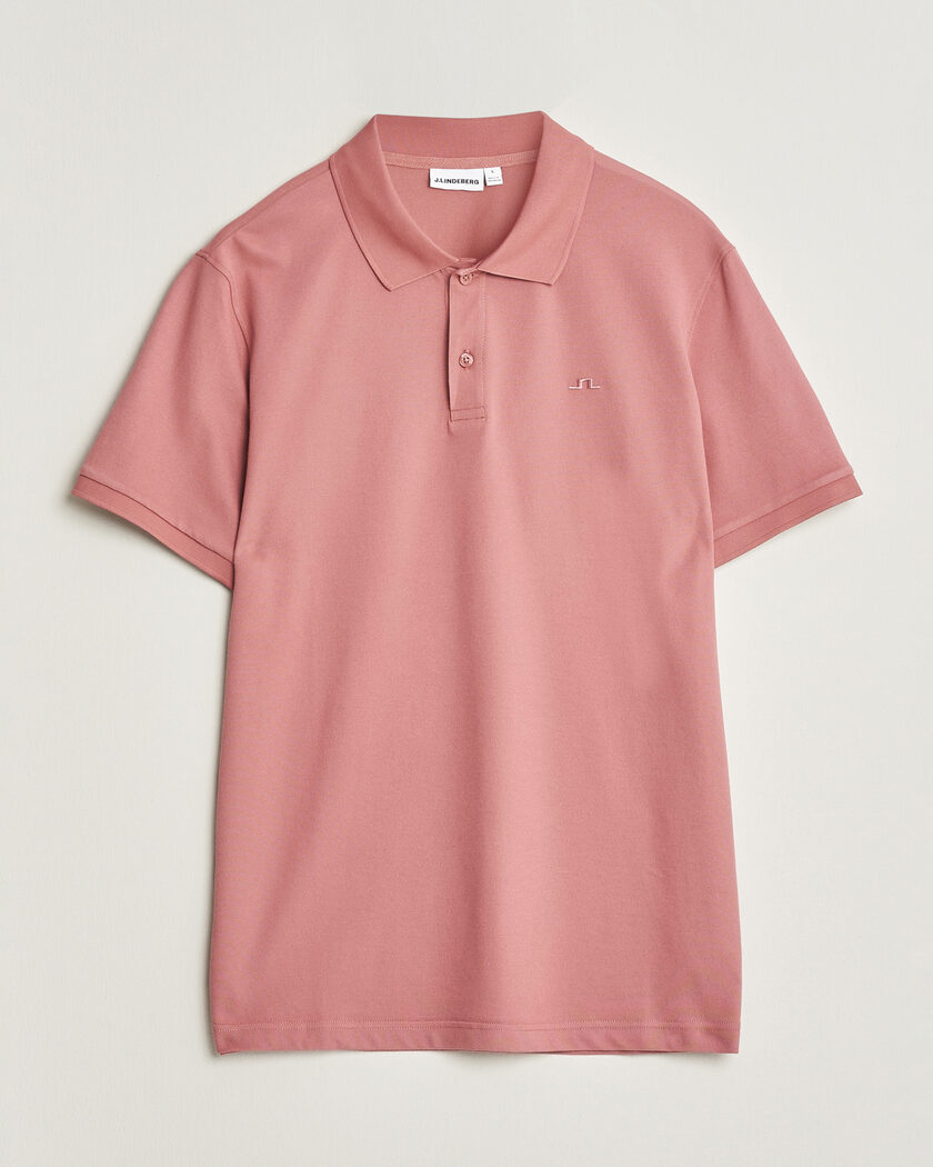 J.Lindeberg Verse Polo Withered Rose – Red