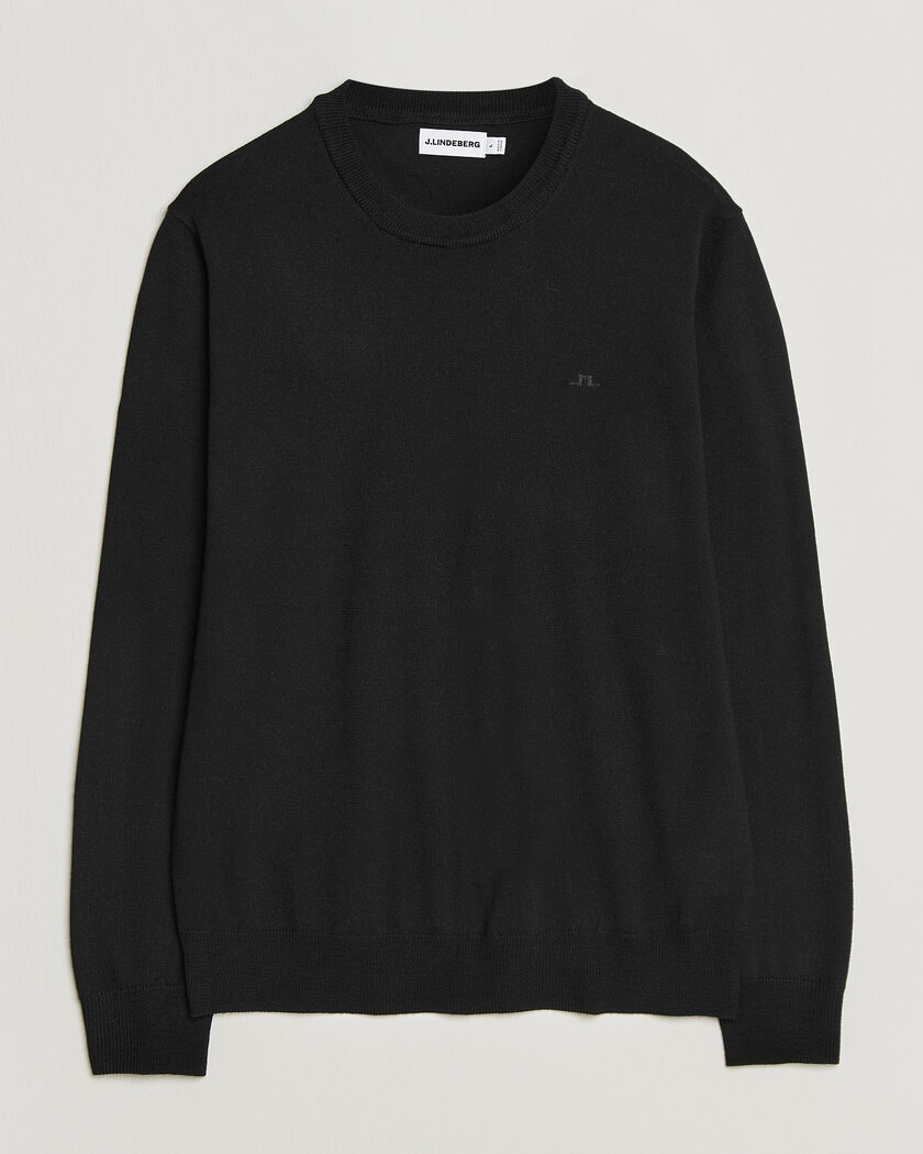 Auralee Hard Twist Rib Knit Pullover Black at CareOfCarl.com