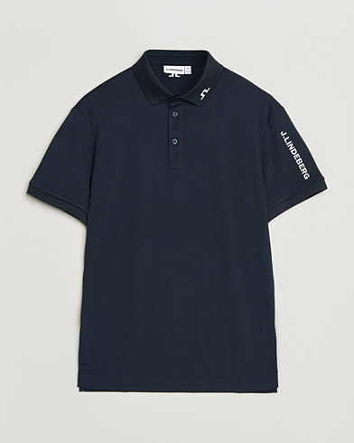 J.Lindeberg Tour Tech Polo Black at CareOfCarl.com