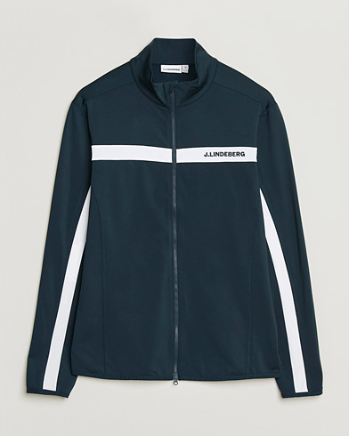 J.Lindeberg Jarvis Mid Layer Full Zip JL Navy – Blue