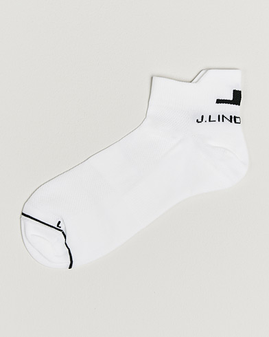 J.Lindeberg Spin Short Golf Sock White – White