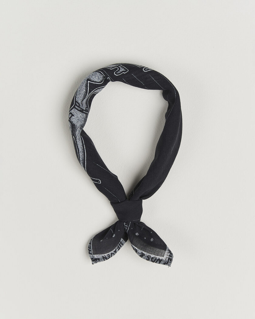Nudie Jeans Ingrid Printed Bandana Black – Black