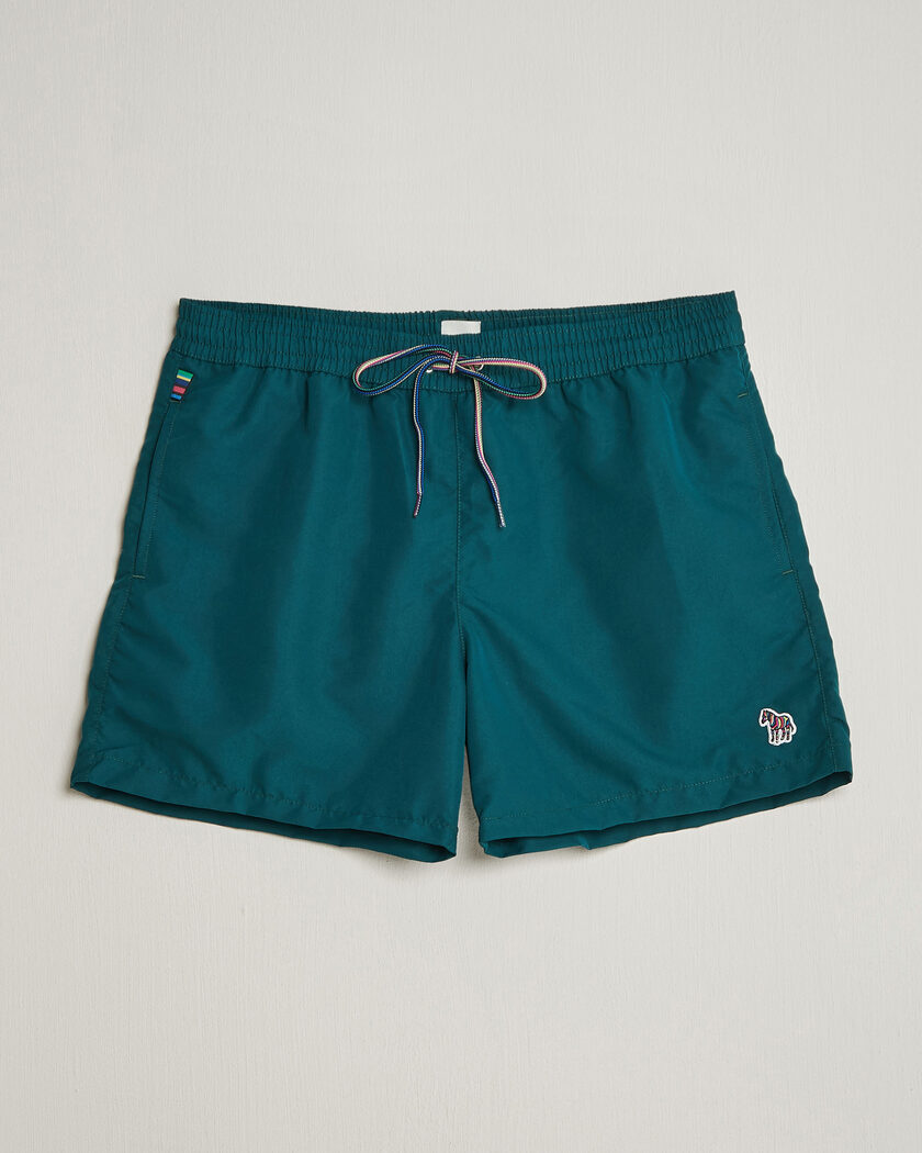 Paul Smith Zebra Swimshorts Dark Green – Green