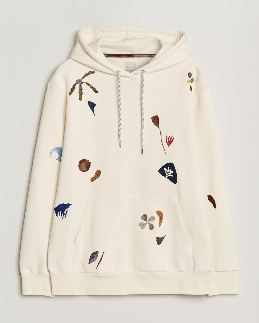 Paul Smith Embroidered Hoodie White – White