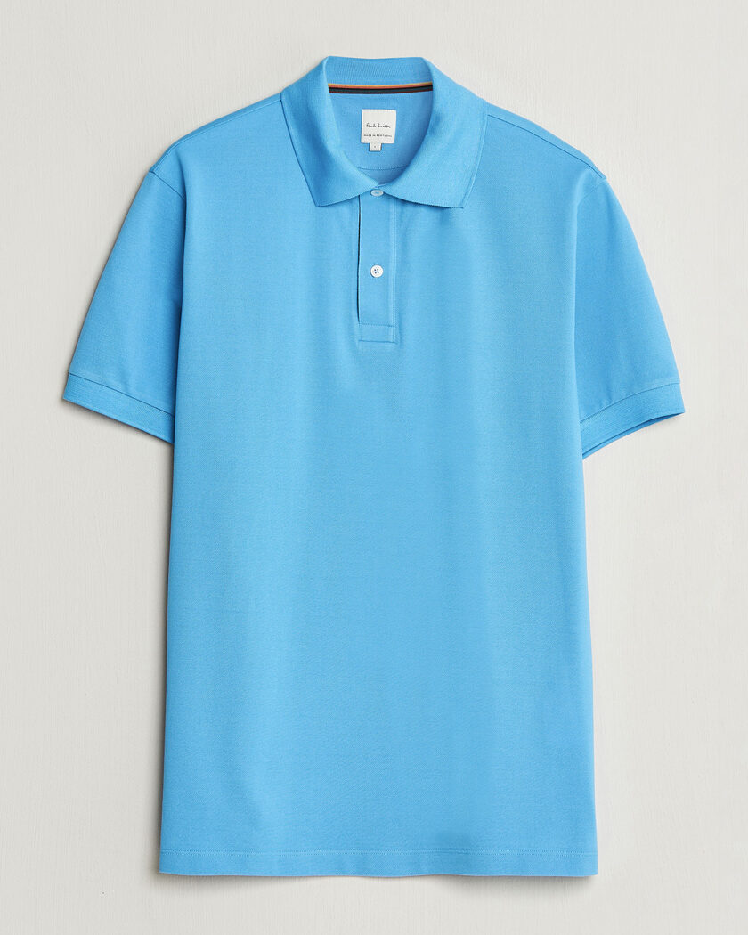 Paul Smith Placket Stripe Polo Blue – Blue