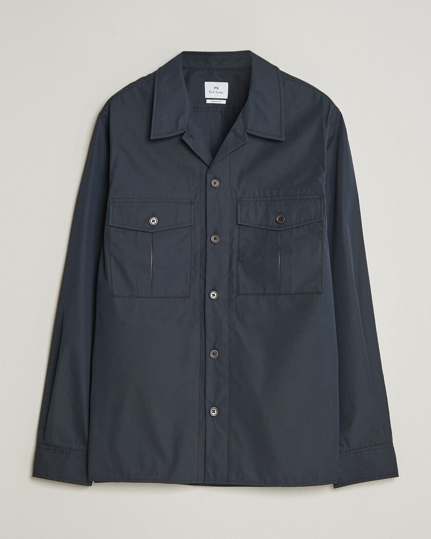 PS Paul Smith Casual Cotton Overshirt Navy – Blue