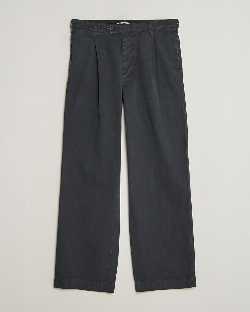 Auralee Washed Finx Chinos Ivory at CareOfCarl.com