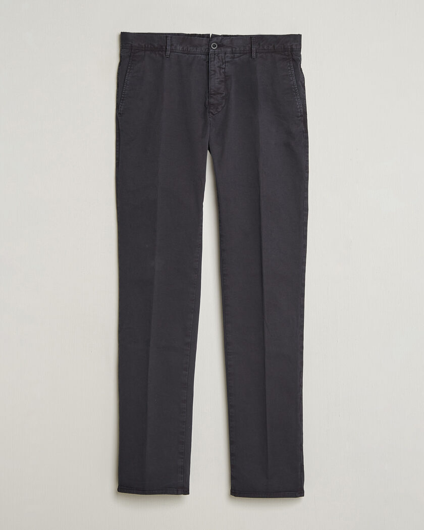 Boglioli Cotton Twill Trousers Navy at CareOfCarl.com