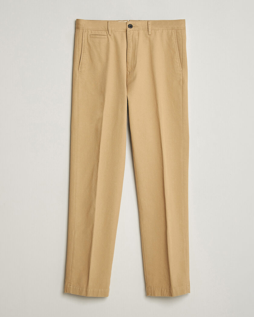 Incotex Slim Fit Garment Dyed Slacks Taupe at CareOfCarl.com