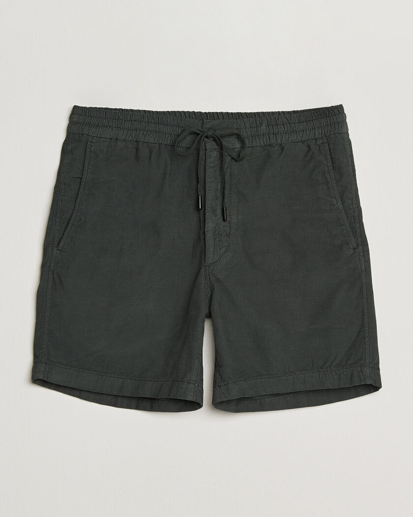 Incotex Baby Corduroy Drawstring Shorts Dark Green – Green