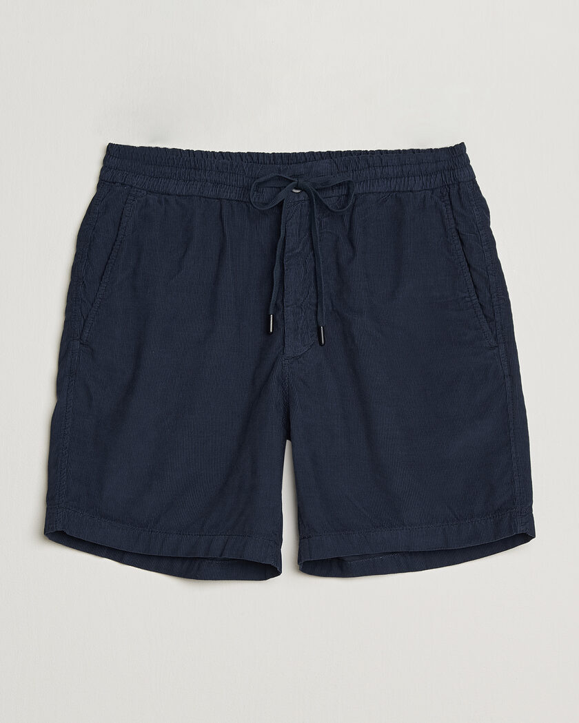 Morris Fenix Summer Cord Shorts Dark Blue at CareOfCarl.com