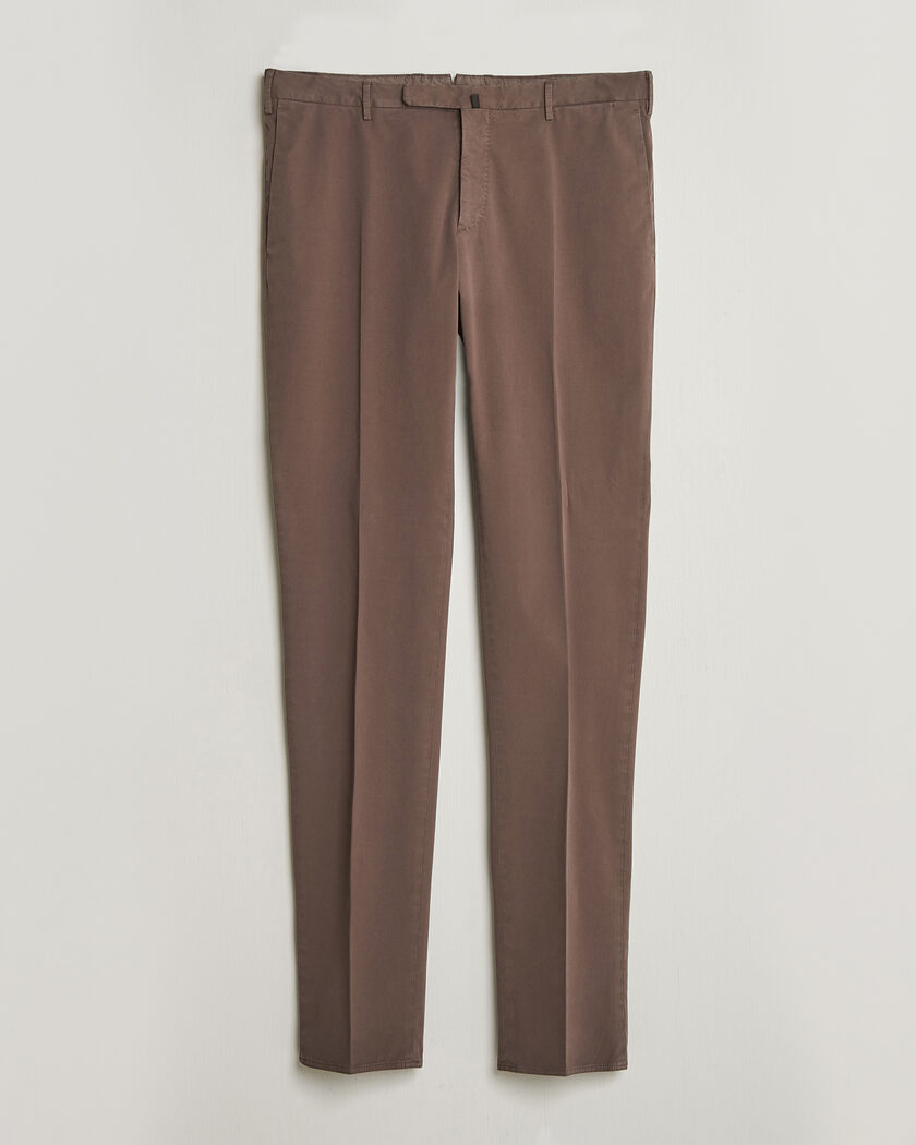 Incotex Slim Fit Comfort Chinos Dark Brown – Brown