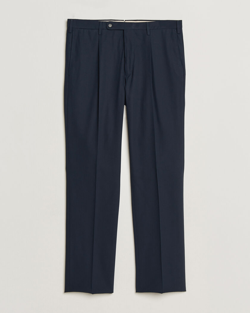 Incotex Ice Cotton Twill Pants Navy – Blue