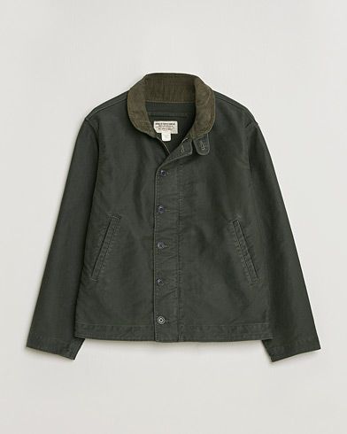 RRL Bower Deck Jacket Vintage Black – Black