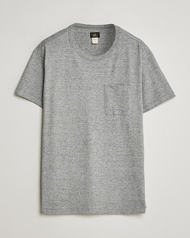 RRL 2-Pack Pocket Tee Heather Grey – Grey