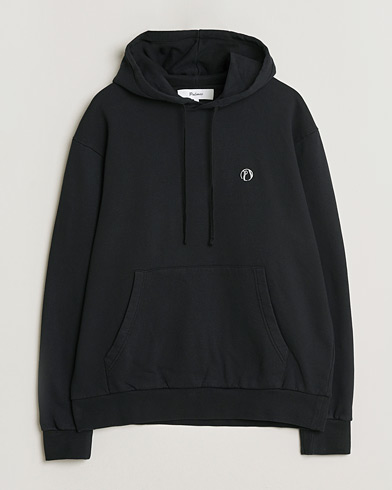 Palmes Stitch Hooded Sweatshirt Black – Black