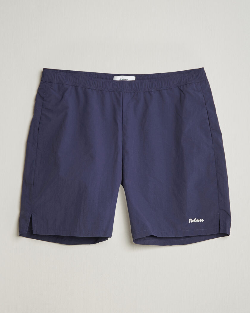 Palmes Stitch Tennis Shorts Navy – Blue