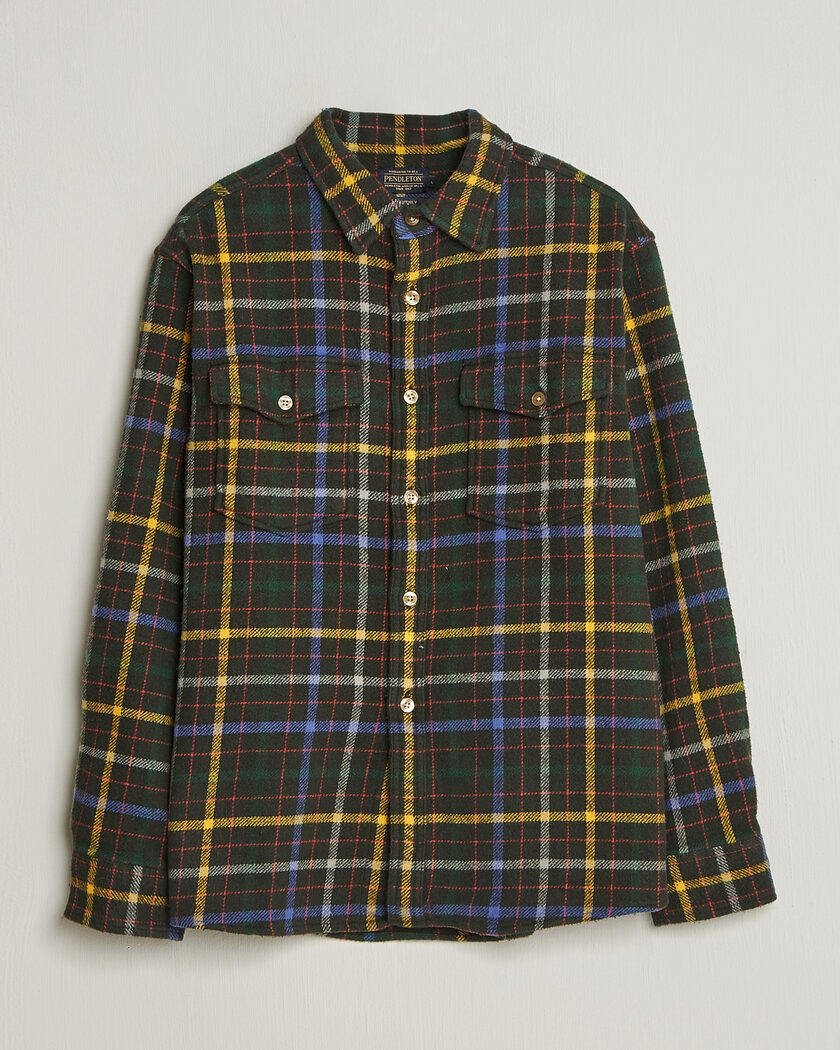 Pendleton Big Pocket Shirt Peat – Blue