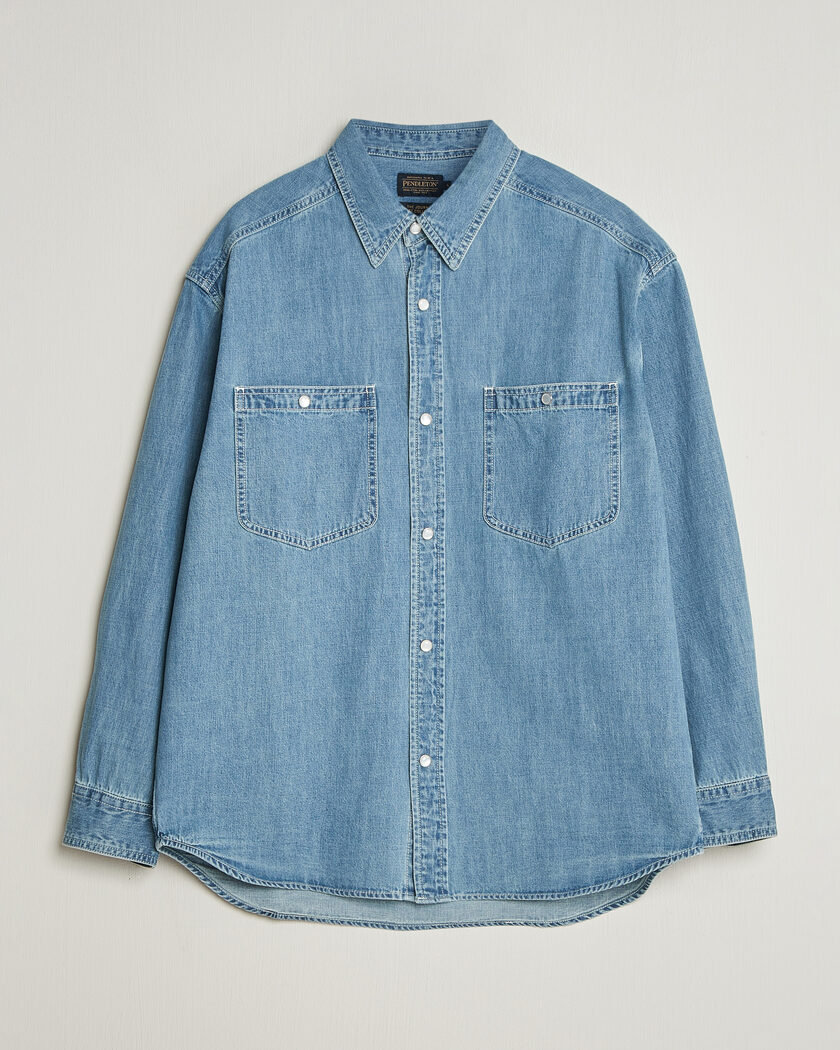 Pendleton Western Workshirt Stone Wash – Blue