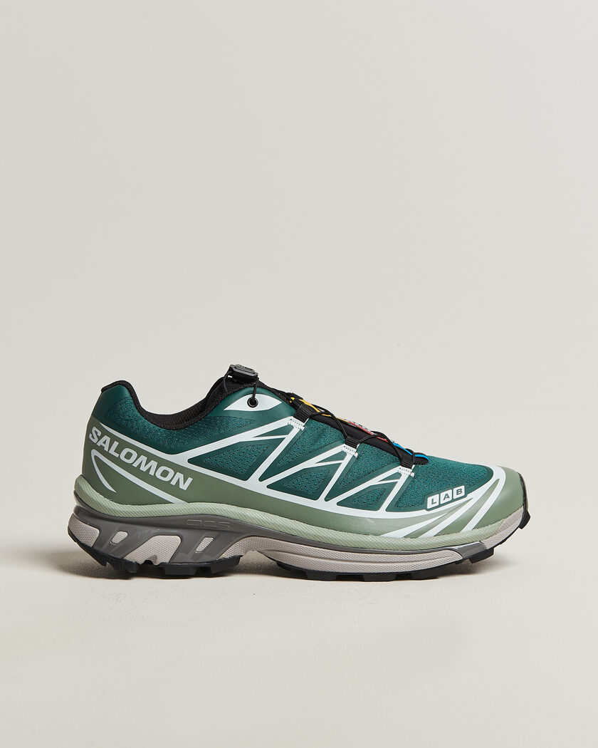 Salomon XT-6 Sneakers Deep Green Lichen/Black at CareOfCarl.com