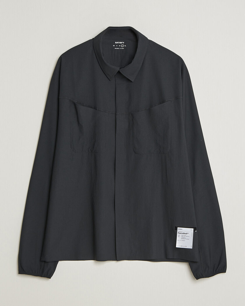 C.P. Company Taylon L Nylon Zip Shirt Jacket Black at CareOfCarl.com