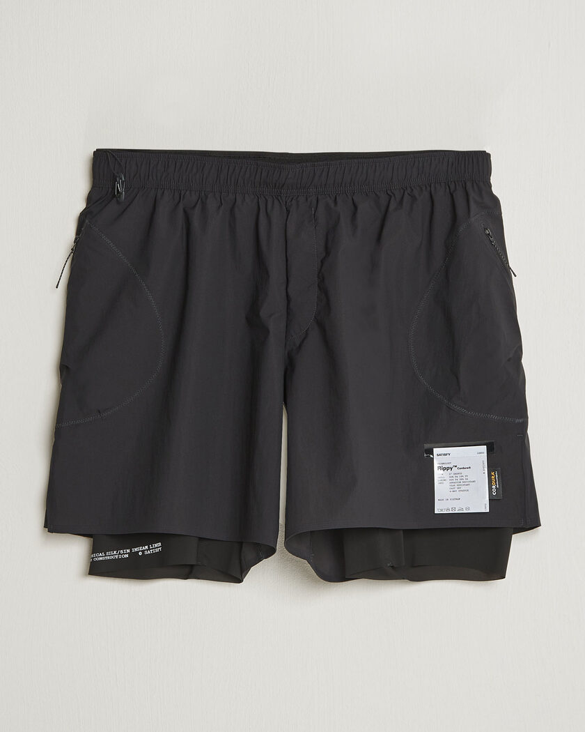  Satisfy Rippy Cordura 5 Inch Shorts Black – Black