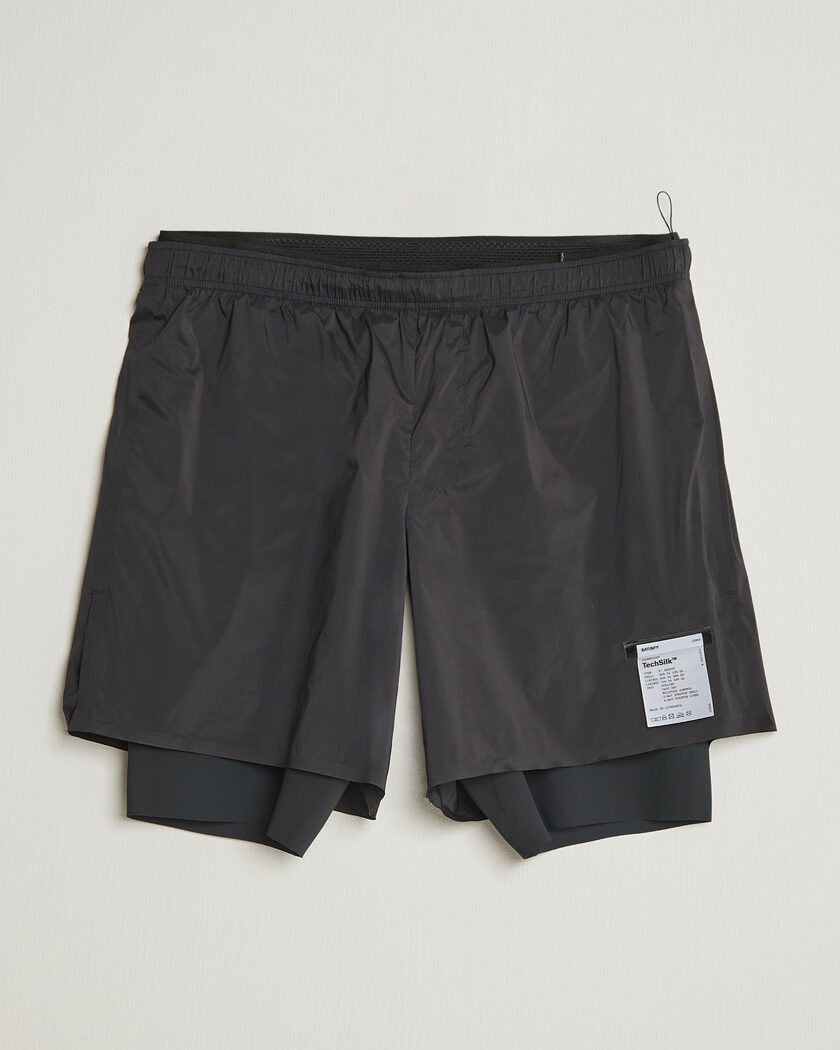 Satisfy Rippy 3 Inch Trail Shorts Black at CareOfCarl.com