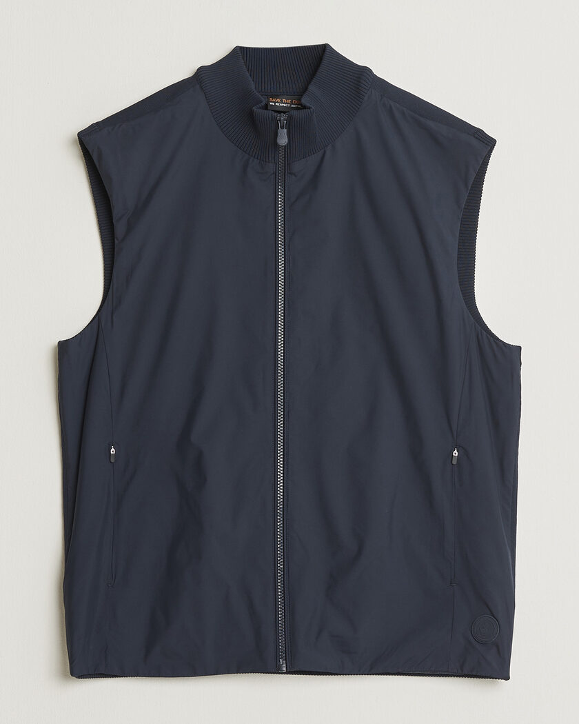 Stone Island Stellina Wool/Nylon Padded Vest Blue Marine at