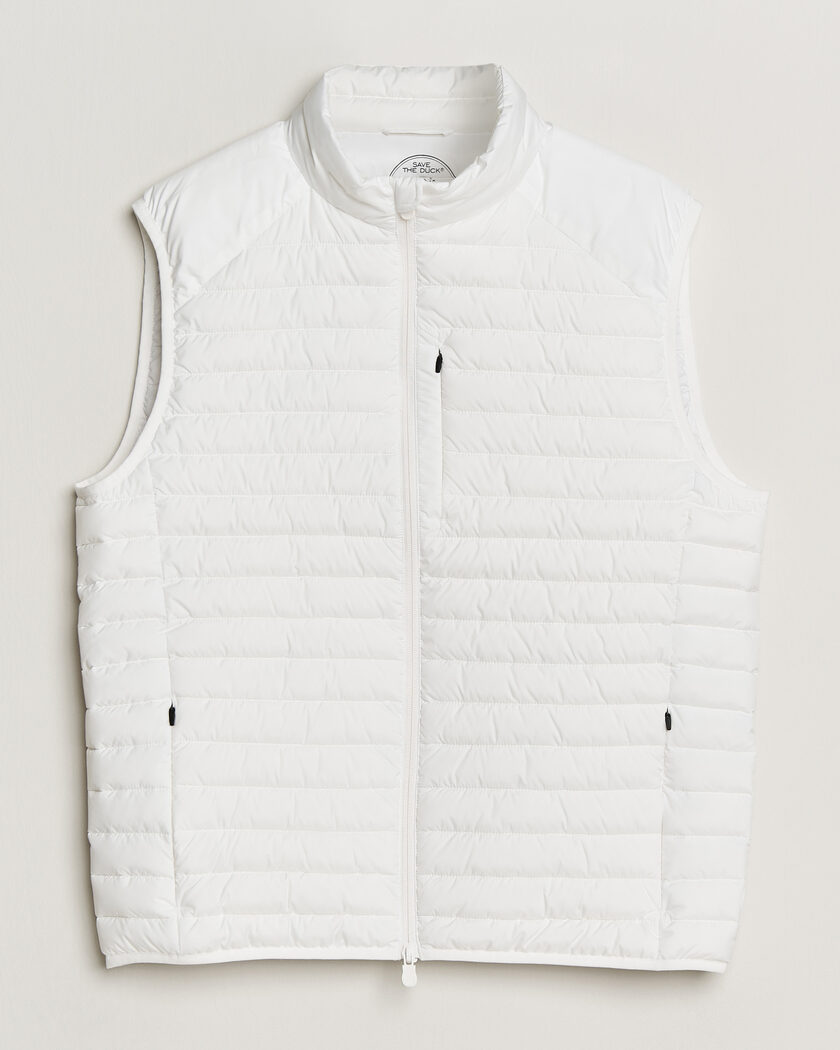 Save The Duck Dave Lightweight Padded Vest Dull White – White